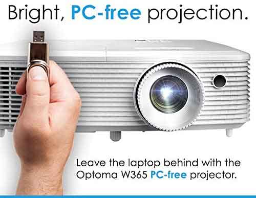 Optoma W365 Outdoor Projector pc free feature