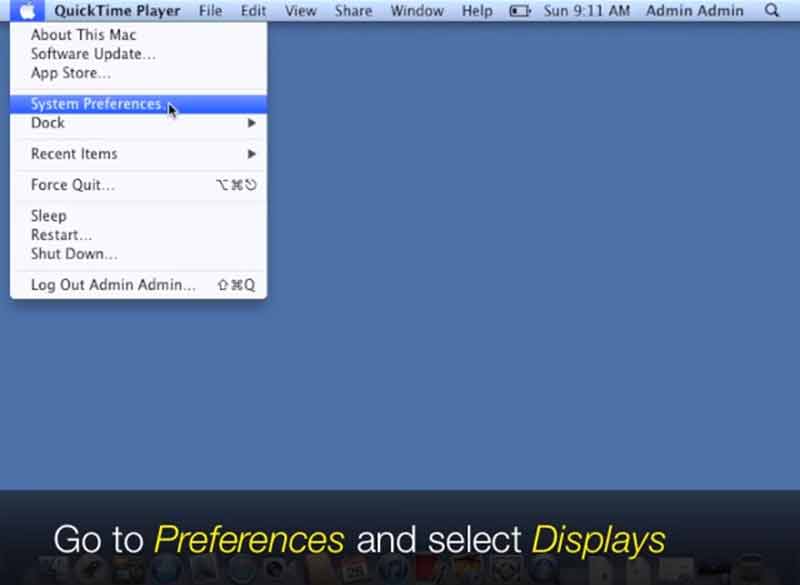 Apple display preferences 