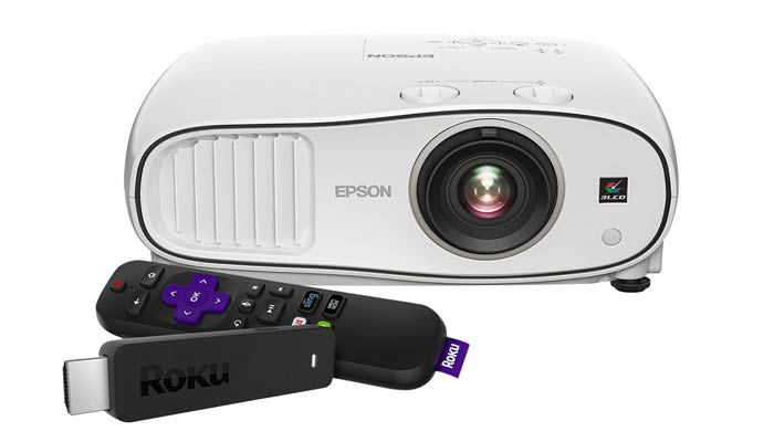 How to connect a projector to Roku?